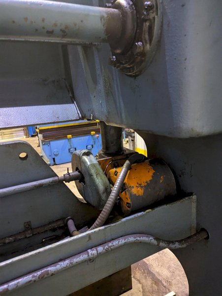 55 TON X 12' CHICAGO D &amp; K MODEL #1012-B AIR CLUTCH MECHANICAL PRESS BRAKE: STOCK #19216