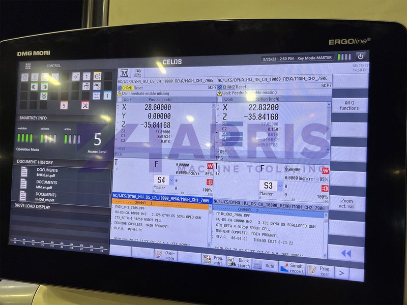 Used, DMG Mori CTX beta 1250 4A Compact High Productive CNC Turning Center with TWIN Concept Machining