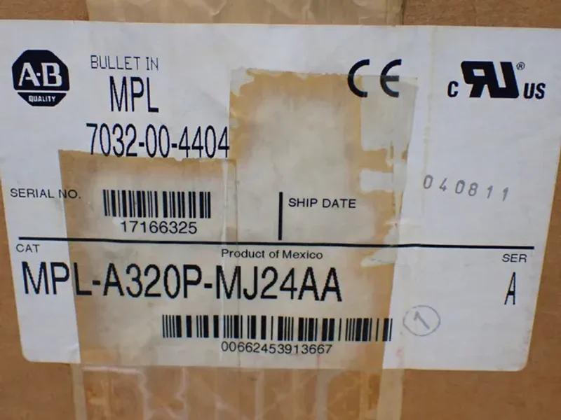 Allen-bradley Servo Motor - Mpl-a320p-mj24aa