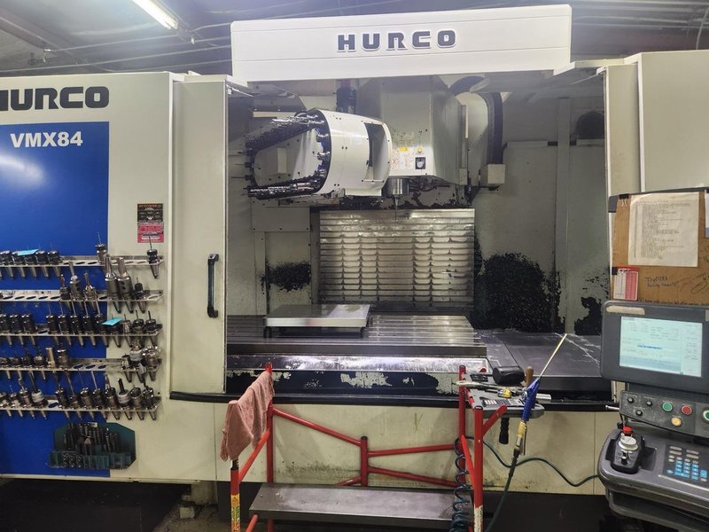 Hurco VMX-84/40T VMC, 2008 – TSC, DXF, Probing