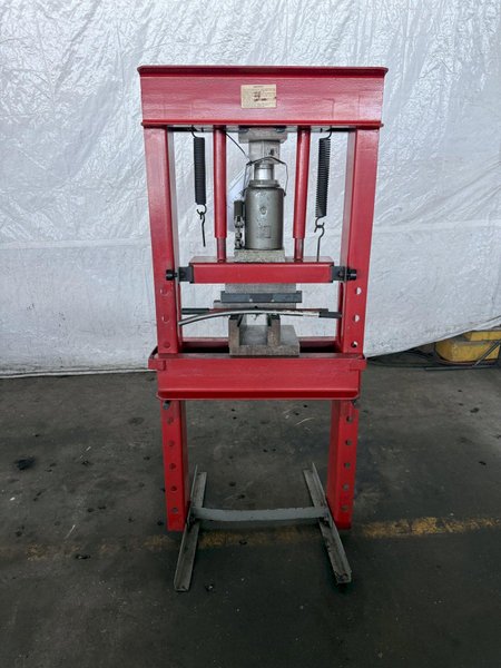 30 TON PITTSBURGH H FRAME HYDRAULIC PRESS. STOCK # 0952123.