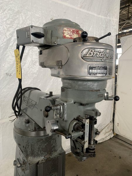 1-HP BRIDGEPORT SERIES 1 VERTICAL MILL. STOCK #0254024