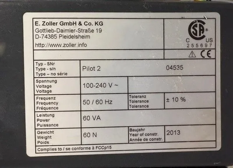 ZOLLER SMILE 400 Presetter 2013’ Pilot 2.0 German #7455