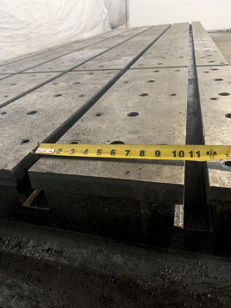 60&quot; X 168&quot; X 9&quot; T-SLOTTED FLOOR PLATE. STOCK # 0416923