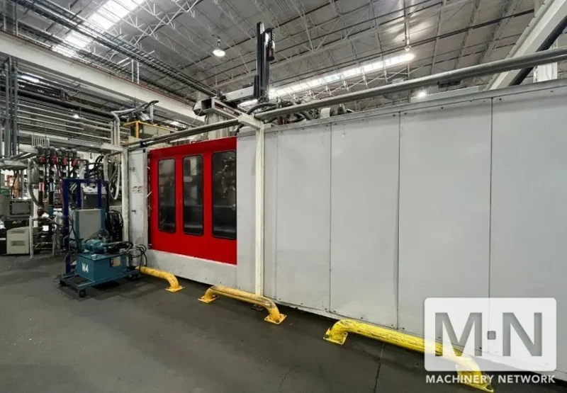 1800 TON 540 0Z CINCINNATI MILACRON MODEL MG1800 INJECTION MOLDING MACHINE MFG 2008