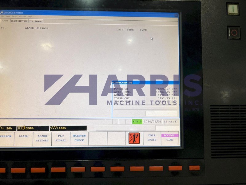 MAZAK QUICK TURN NEXUS 450, MODEL QTN 450-II CNC LATHE WITH 120" CENTERS AND 7" BAR CAPACITY