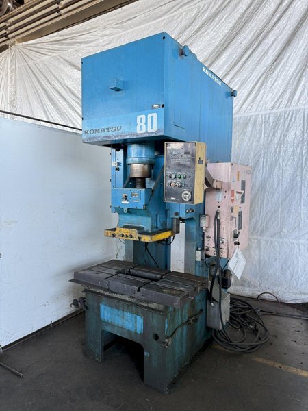 80 TON KOMATSU OBS80-2 GAP FRAME PRESS. STOCK # 0345525