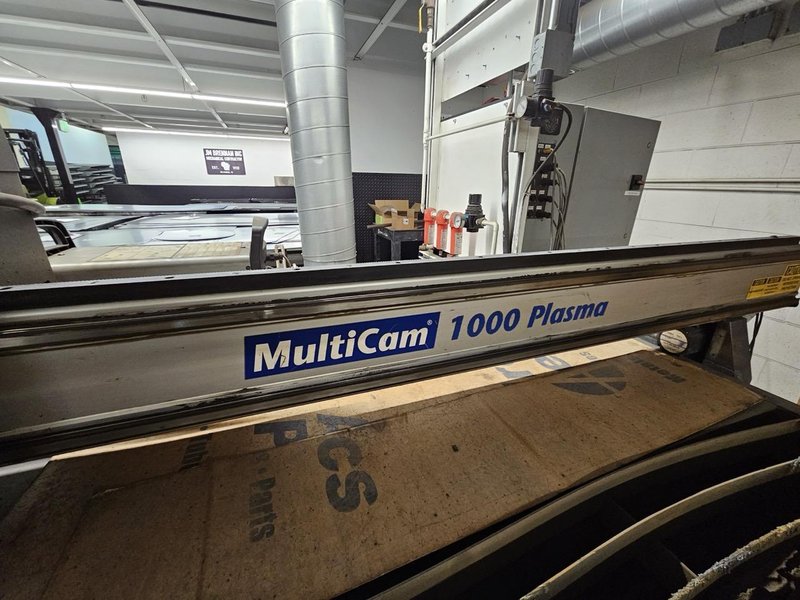 5′ x 20′ MultiCam 1000 CNC Plasma, 2011 – Hypertherm Powermax 65
