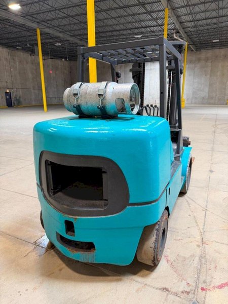 15,500 LBS MITSUBISHI MODEL #FGC70K LP GAS FORKLIFT: YOBRO #25784