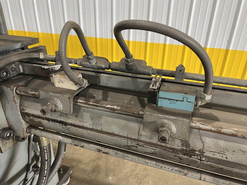 12&quot; X 12&quot; LOGEMANN MODEL #1212 HYDRAULIC SCRAP METAL BALER / BRIQUETTER: STOCK #11504