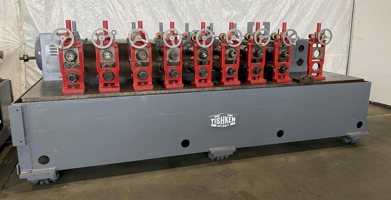 22/24 STAND X 3.5&quot; X 21&quot; TISHKEN MODEL #24HW-S-3-1/2 ROLLFORMER, NEW 1999: STOCK #15343