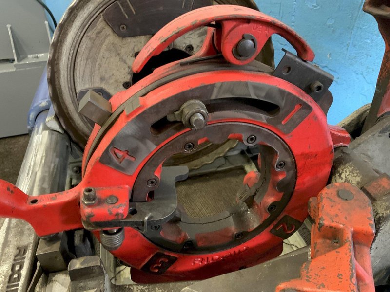 4" RIDGID MODEL #1224 PIPE THREADER: STOCK #80930