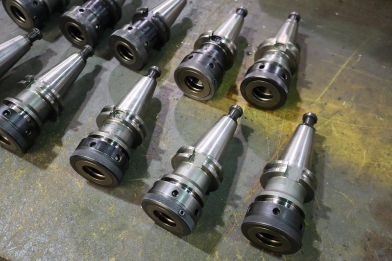 CT 40 Taper Tool Holders: (10) XCNA-1000 Collet Tool Holders- Auction Item
