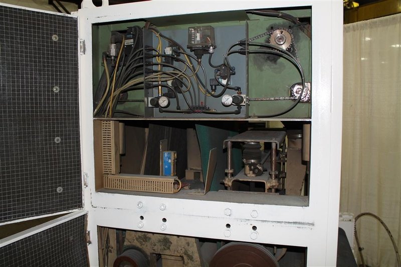 36" AEM BELT GRINDER AND DEBURRING MACHINE: STOCK #70463