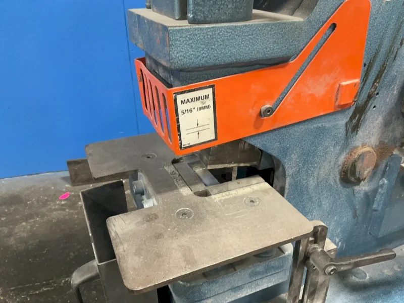 SCOTCHMAN INDUSTRIES, INC. 6” THROAT, 1” PUNCH STROKE HYDRAULIC IRONWORKER  -  50514CM