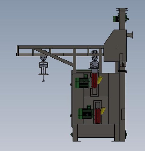 New Automatic &quot;Y&quot; Spinner Hanger Shot Blast Machine