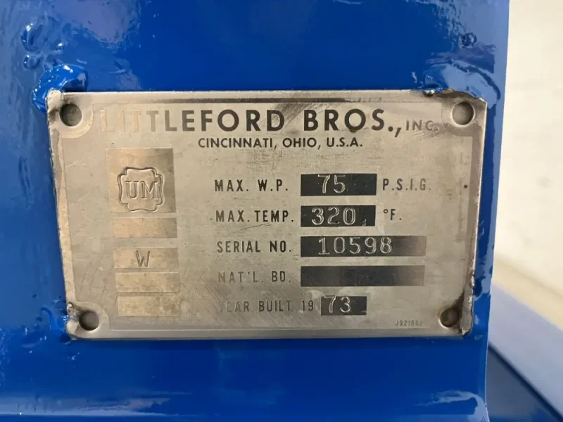 LITTLEFORD FM-130D S/S MIXER 4.6 CU FT  -  FM-130D