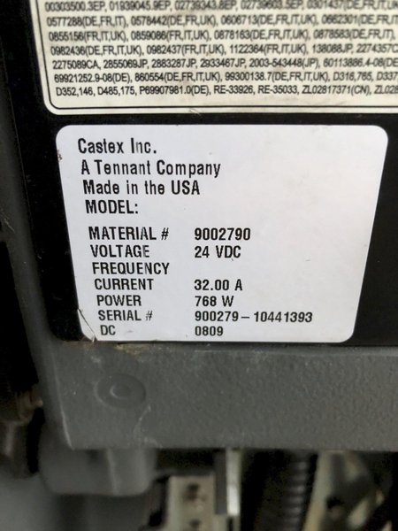 CASTEX MODEL FS-2000 AUTO FLOOR SCRUBBER: STOCK #13988