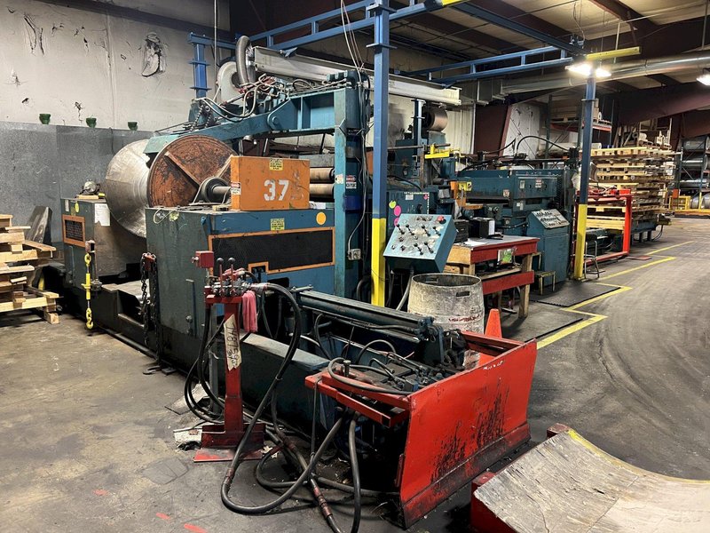 72&quot; X .135&quot; RBI (RED BUD INDUSTRIES) MODEL #SM6-72 AUTOMATIC CUT-TO-LENGTH (CTL) BLANKING LINE: STOCK #20195