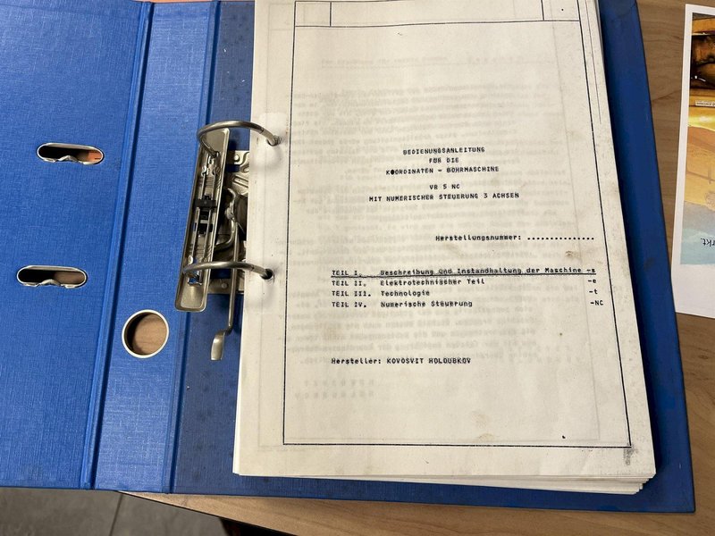 Mas Tos - VR5 NC X:1600 - Y:1000 - Z:880 mm