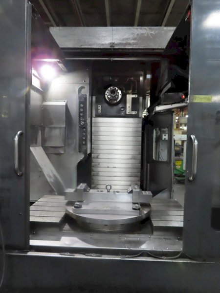 Haas EC-1600 CNC Horizontal Machining Center with Integrated 4th axis Rotary Table, 5th Axis Drive, Probing, and Thru-Spindle Coolant