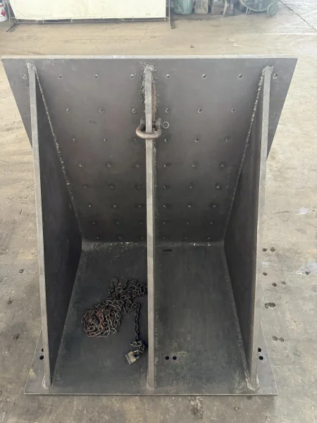 48" X 48" X 36" DRILLED &amp; TAPPED ANGLE PLATE: YOBRO #25827