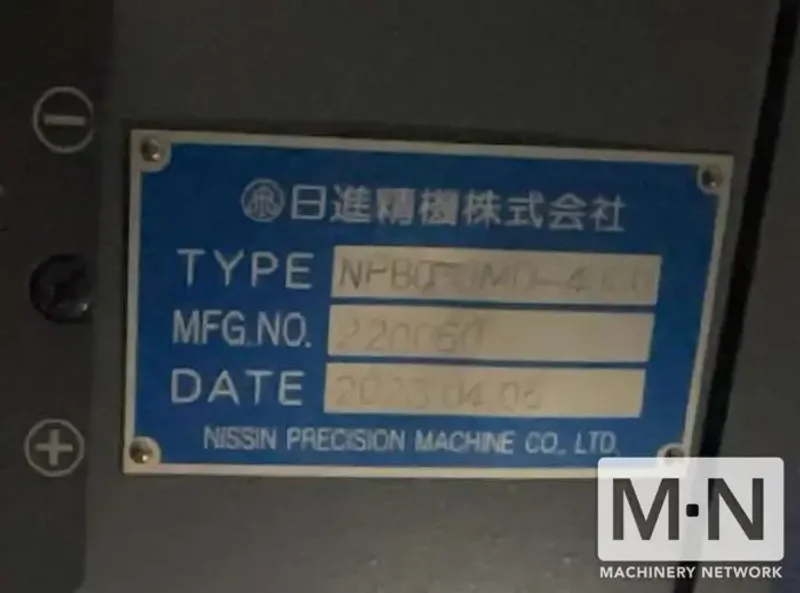2023 NISSIN NFB030MB-4000 CNC FREEFORM CNC TUBE BENDER