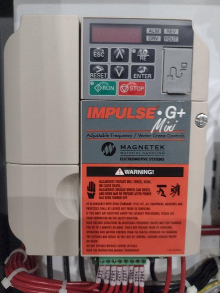 TC AMERICAN CRANE RUBBER WHEEL POWERED TRACTOR DRIVE TROLLEY &amp; HOIST CARRIER, NEW IN CRATE: YOBRO #24827