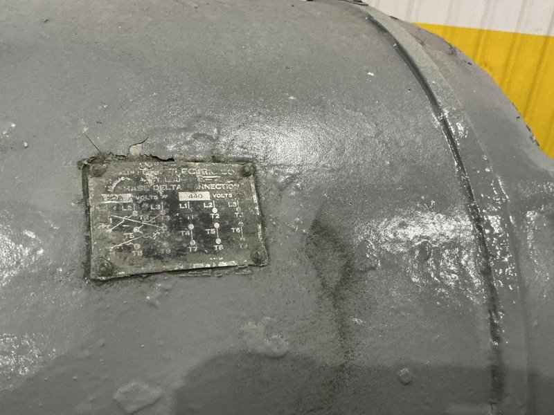 8' X 5/8" WEBB MODEL #9L INITIAL PINCH 3 ROLL PLATE BENDING ROLL: YOBRO #24510