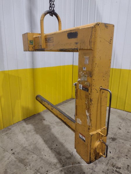 4 TON CALDWELL MODEL#81P-4-50 C HOOK ROLL LIFTER: STOCK #22715