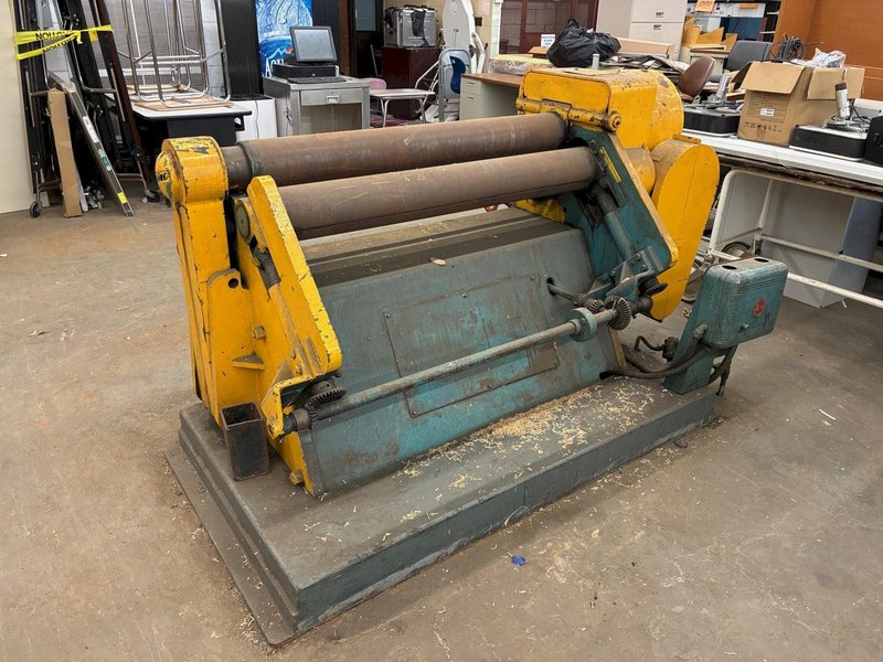 48" WYSONG POWERED PLATE BENDING ROLL: YOBRO #24998