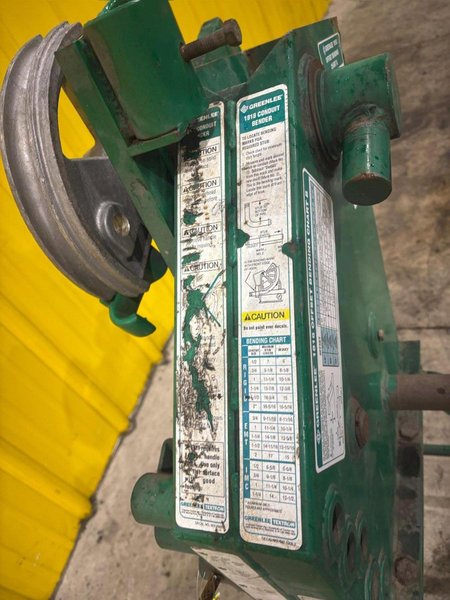 GREENLEE 1818 MANUAL PIPE BENDER: YOBRO #24337