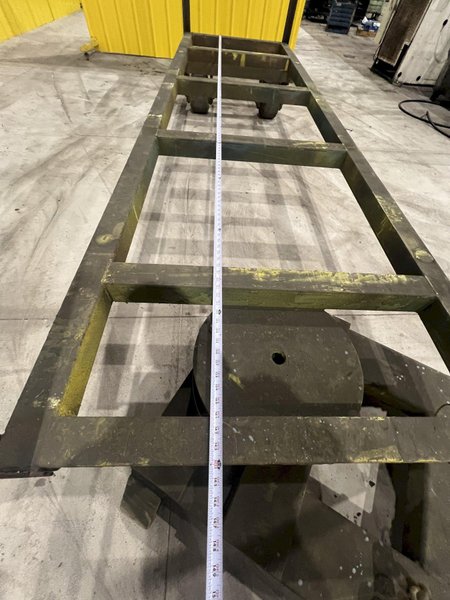 10,000 LBS X 12&#039; HEAVY DUTY MOBILE TRANSFER CART WITH FORK POCKETS: STOCK #20243