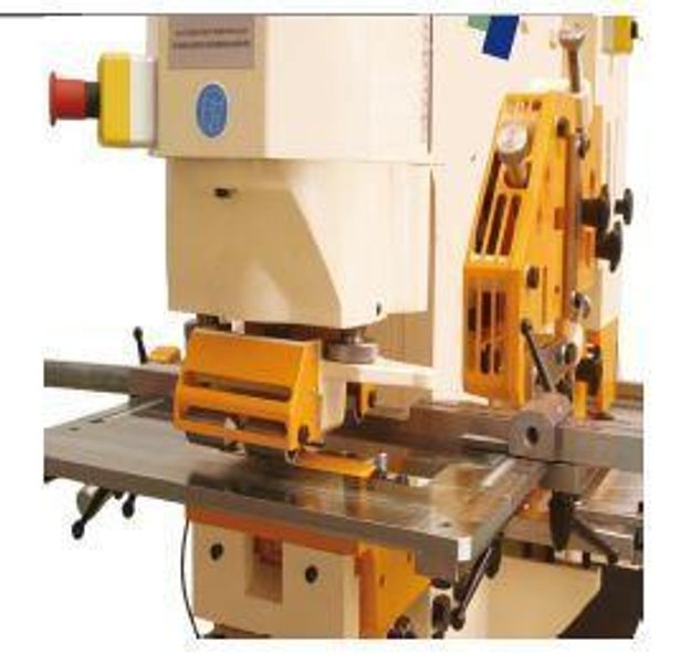 120 Ton, New Geka Hydraulic Ironworker Model Hydracrop 110S - Dual Operator