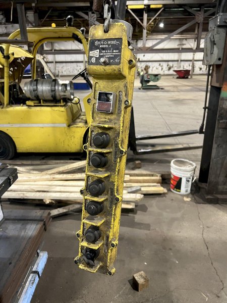 3 TON X 15' SHEPARD-NILES WALL MOUNTED POWERED GANTRY CRANE: STOCK 18473