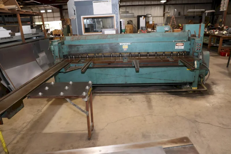 10' x 10 GA WYSONG POWER SQUARING SHEAR, MODEL: 1010-RD