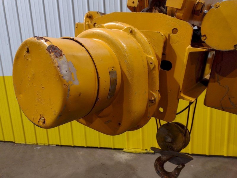 5 TON YALE MODEL #BE050X026L15S CABLE HOIST WITH POWER TROLLEY: STOCK #25557