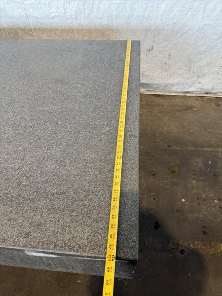 96&quot; X 48&quot; X 10&quot; GRANITE SURFACE PLATE W/ STAND. STOCK # 0881125.