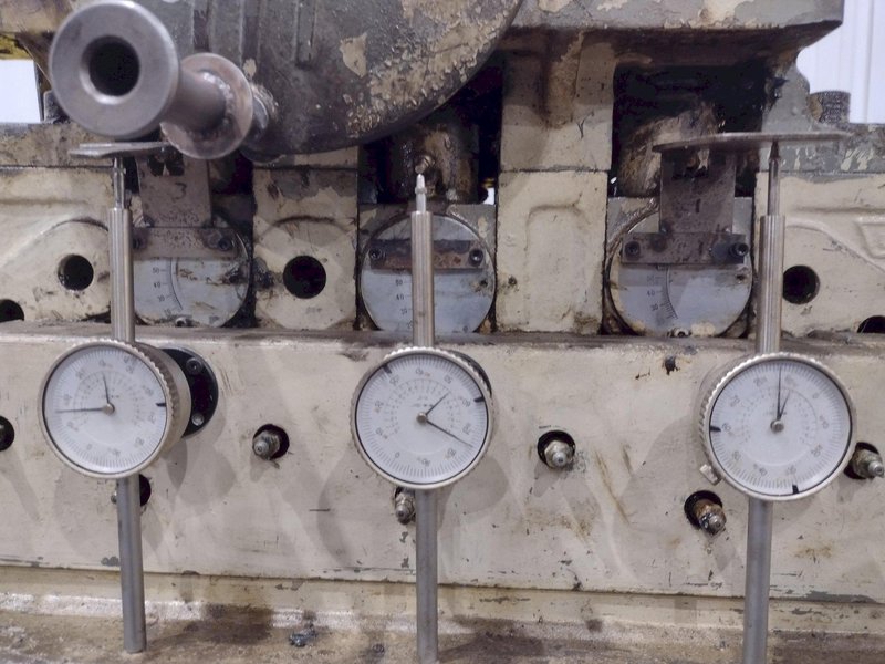 12" X .093" LITTELL MODEL #418-7PDL 7 ROLL MOTORIZED COIL STRIP STRAIGHTENER: YOBRO 24942