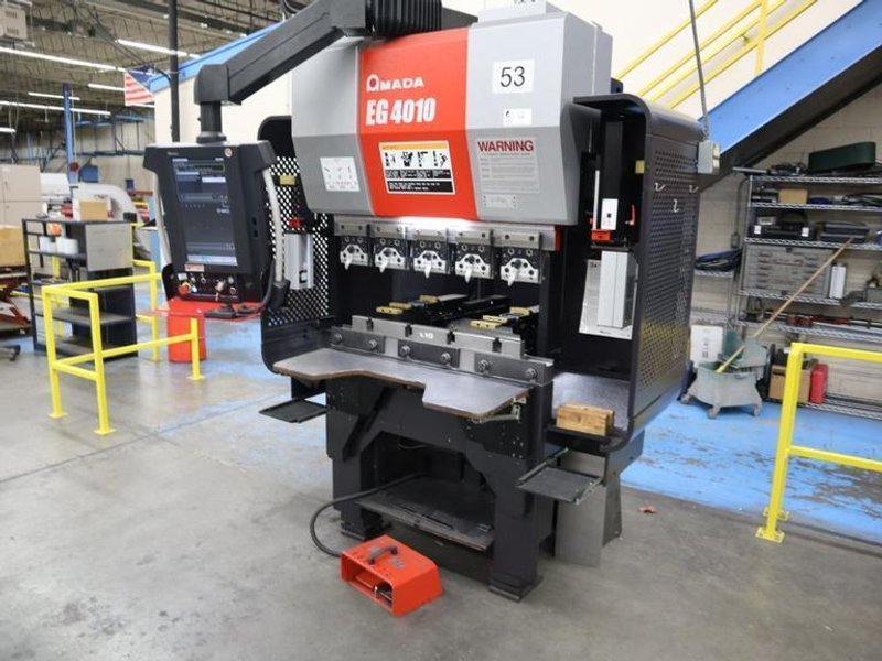 Amada EG-4010 CNC Press Brake, Electric Servo Drive, Down-Acting, AMNC 3i CNC Control, NEW 2019