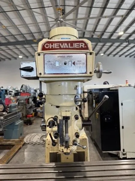 CHEVALIER KM-3VS Vertical Milling Machine 3 H.P. #7402
