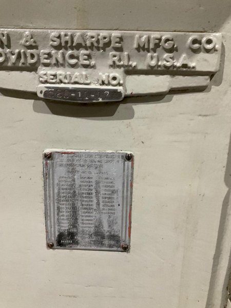 BROWN &amp; SHARPE ROTARY SURFACE GRINDER W/ NEUTROL USED