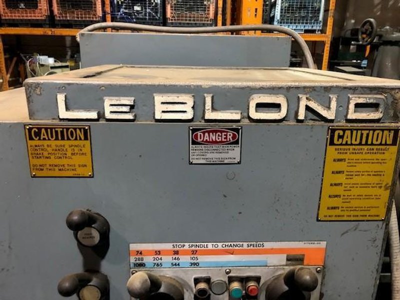 LEBLONDE LATHE STOCK #2906