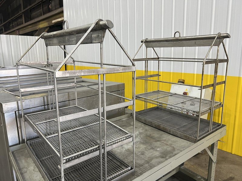 3 TANK FISA MODEL #3VST-350P ULTRASONIC PARTS BASKET TYPE CLEANING SYSTEM: STOCK #20623