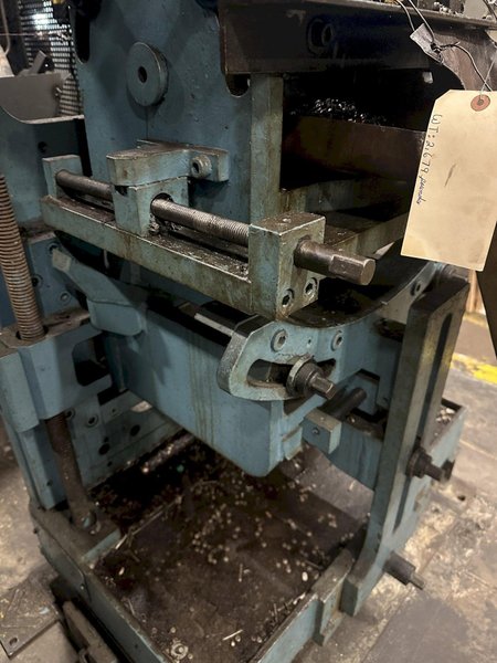 18 TON TISHKEN MODEL #COT6A4 6-WAY ADJUSTABLE CUTOFF PRESS: STOCK #15341