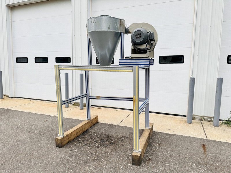 Kongsklide Cyclone w/ Blades Machinery Co. 3-Hp Blower | Feeder / Separator