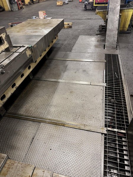 6&quot; GIDDINGS &amp; LEWIS H60-T CNC 4-AXIS HORIZONTAL BORING MILL WITH POWERED TAILSTOCK. STOCK # 1002025