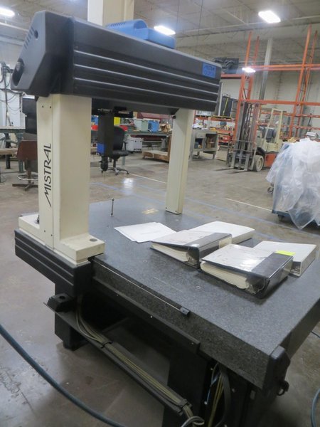 Dea Mistral 100705002 Slant Bride Coordinate Measuring Machine, Tutors for Windows Software, Renishaw MIP Probe- Auction Item