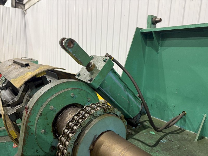 10,000 LBS X 24" X .105" ROWE ENTRY SERVO FEED LINE, COIL CAR, REEL, STRAIGHTENER, INDRAMAT SERVO FEED: YOBRO #24518