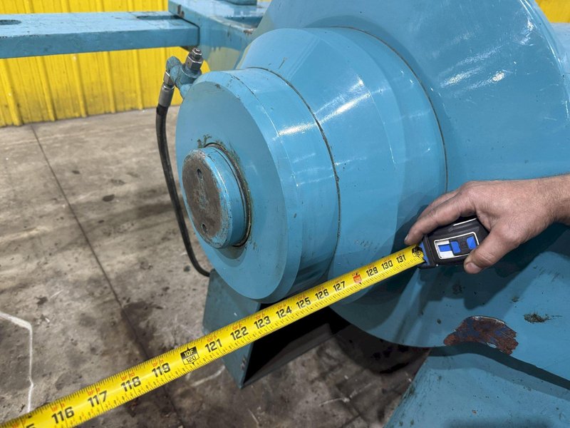 500 TON DRILL QUIP HORIZONTAL HYDRAULIC WHEEL PRESS WITH VICKERS HYDRAULIC UNIT: STOCK #23422